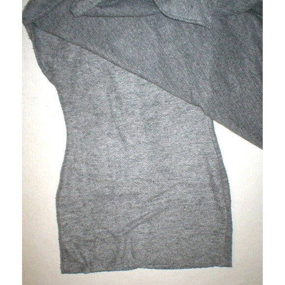 New Womens L NWT Christina Karin Designer Gray Cape Dress Sleeveless Zip Front - Picture 11 of 12